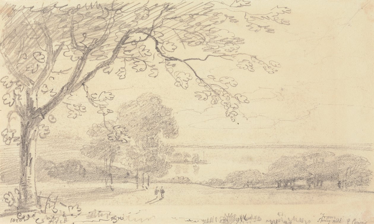 East Cowes från Spring Hill, Isle of Wight av Capt. Thomas Hastings