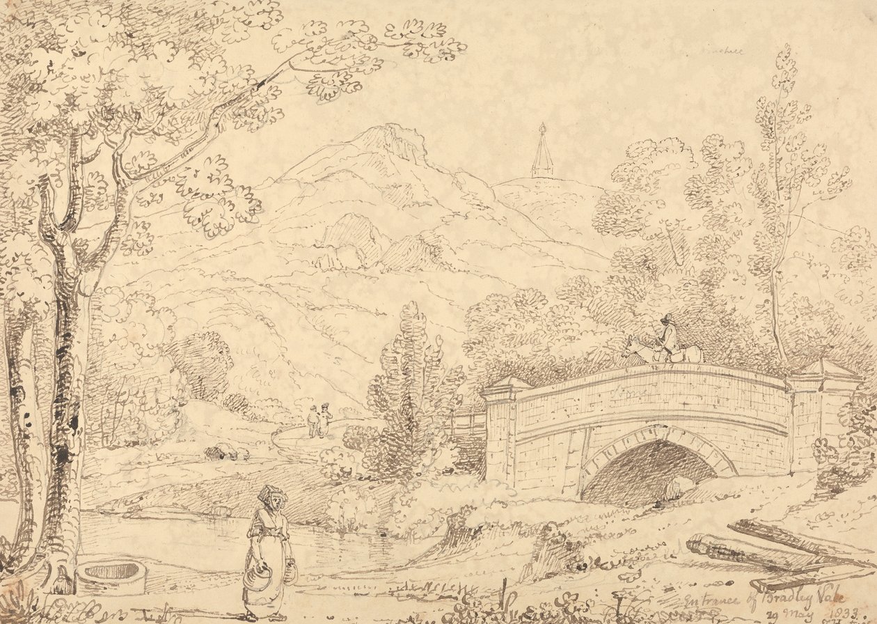 Ingången till Bradley Vale, 29 maj 1833 av Capt. Thomas Hastings