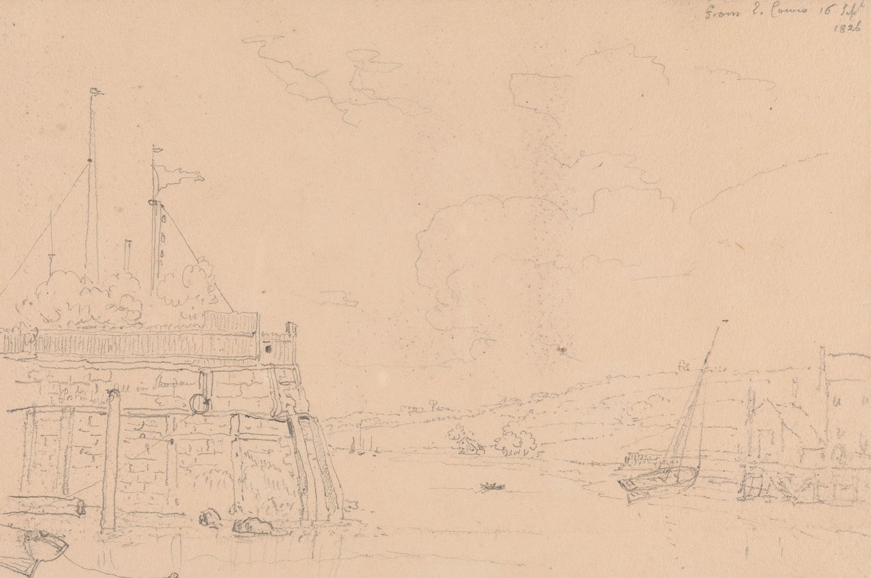 Från East Cowes, 16 september 1826 av Capt. Thomas Hastings