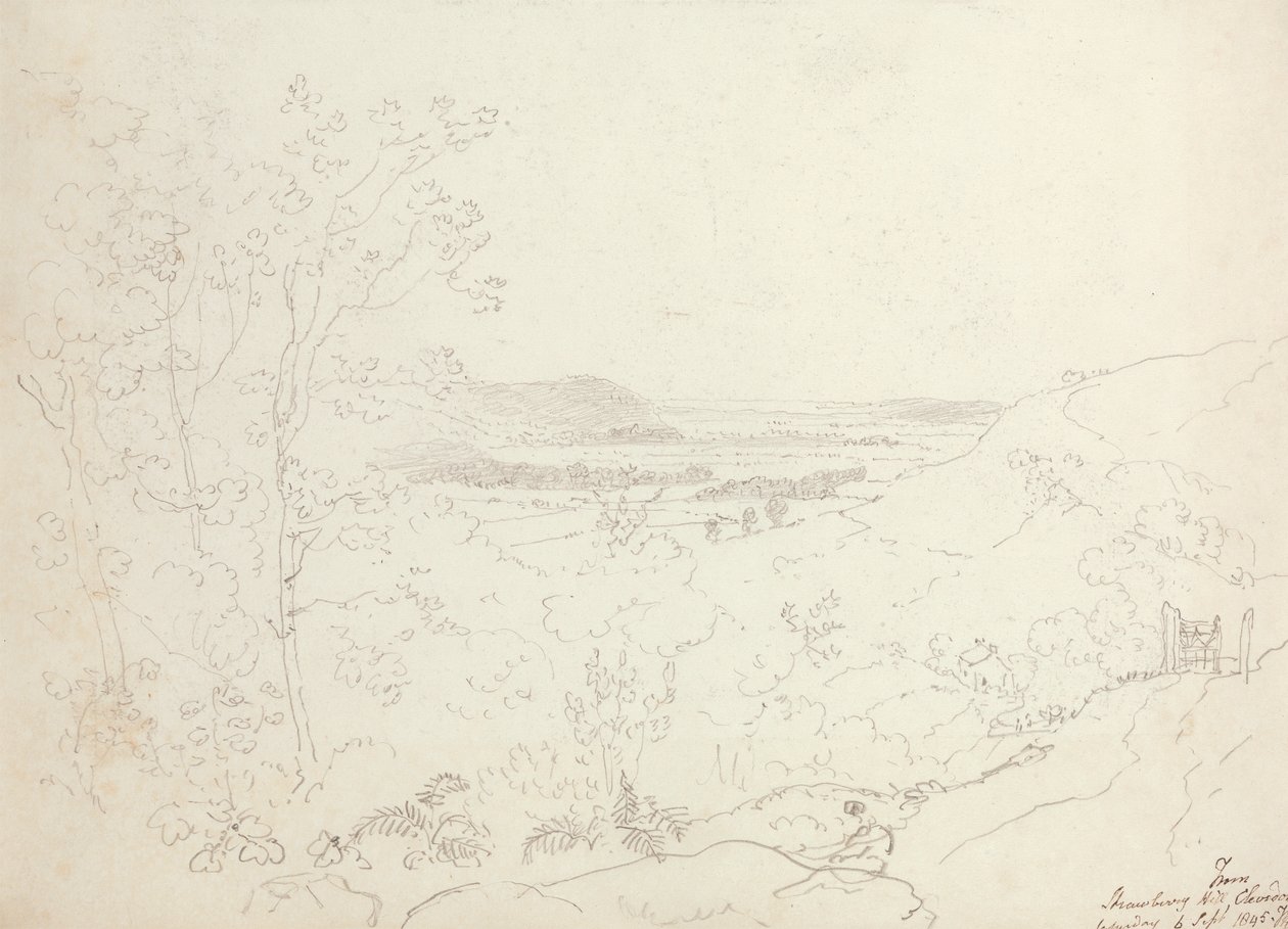 Från Strawberry Hill, Clevedon, lördagen den 6 september 1845 av Capt. Thomas Hastings