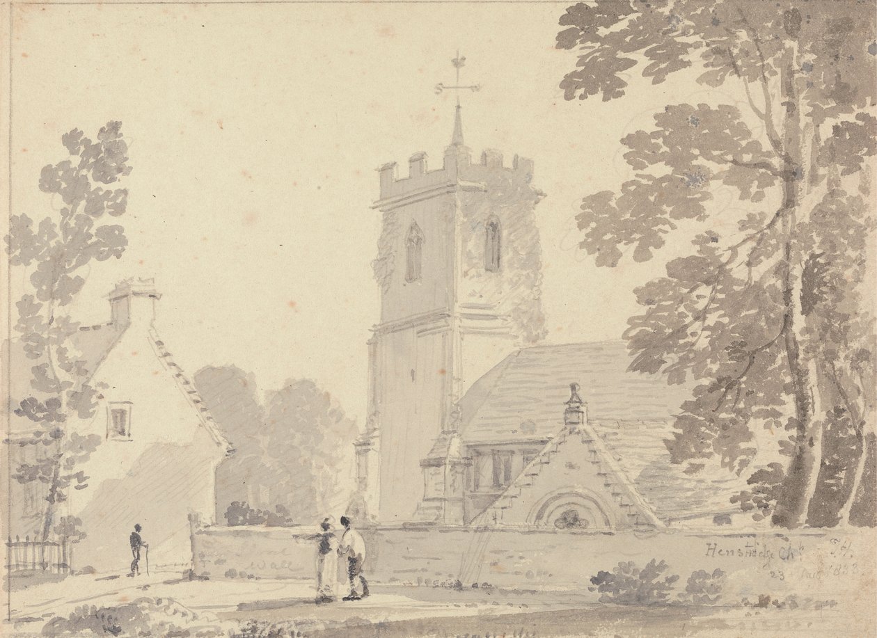 Henstridge kyrka, 23 augusti 1833 av Capt. Thomas Hastings