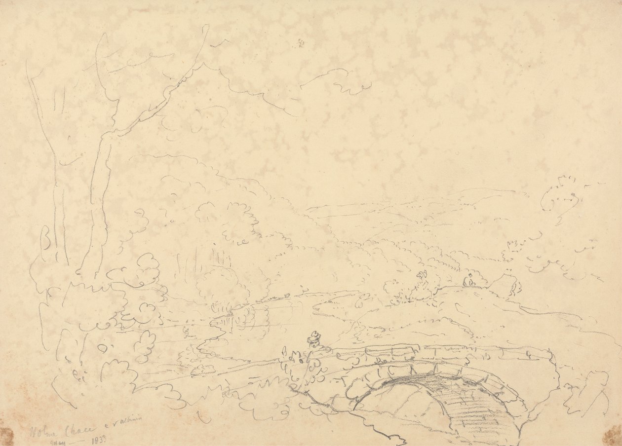 Holne Chase, maj 1833 av Capt. Thomas Hastings