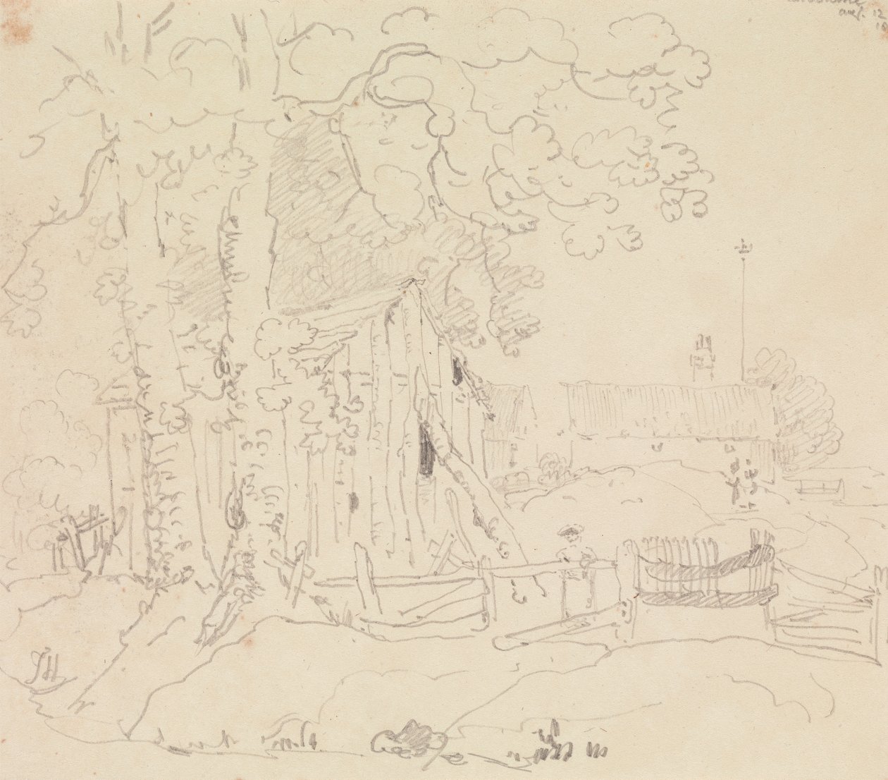I Calbourne, Isle of Wight, 12 augusti 1829 av Capt. Thomas Hastings