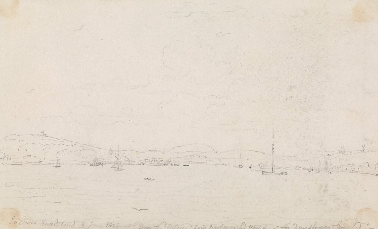 I Cowes Roadstead, 6 juni 1826, från 
