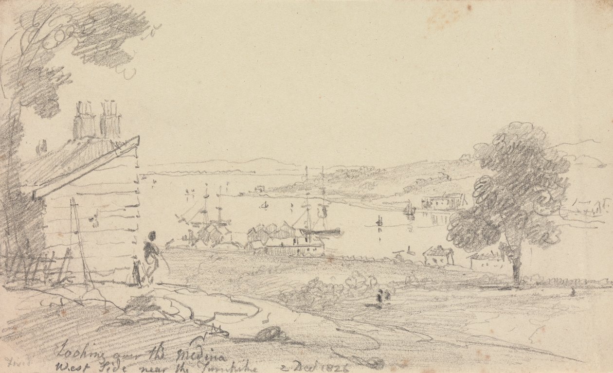 Ser över medinan, 2 december 1826 av Capt. Thomas Hastings