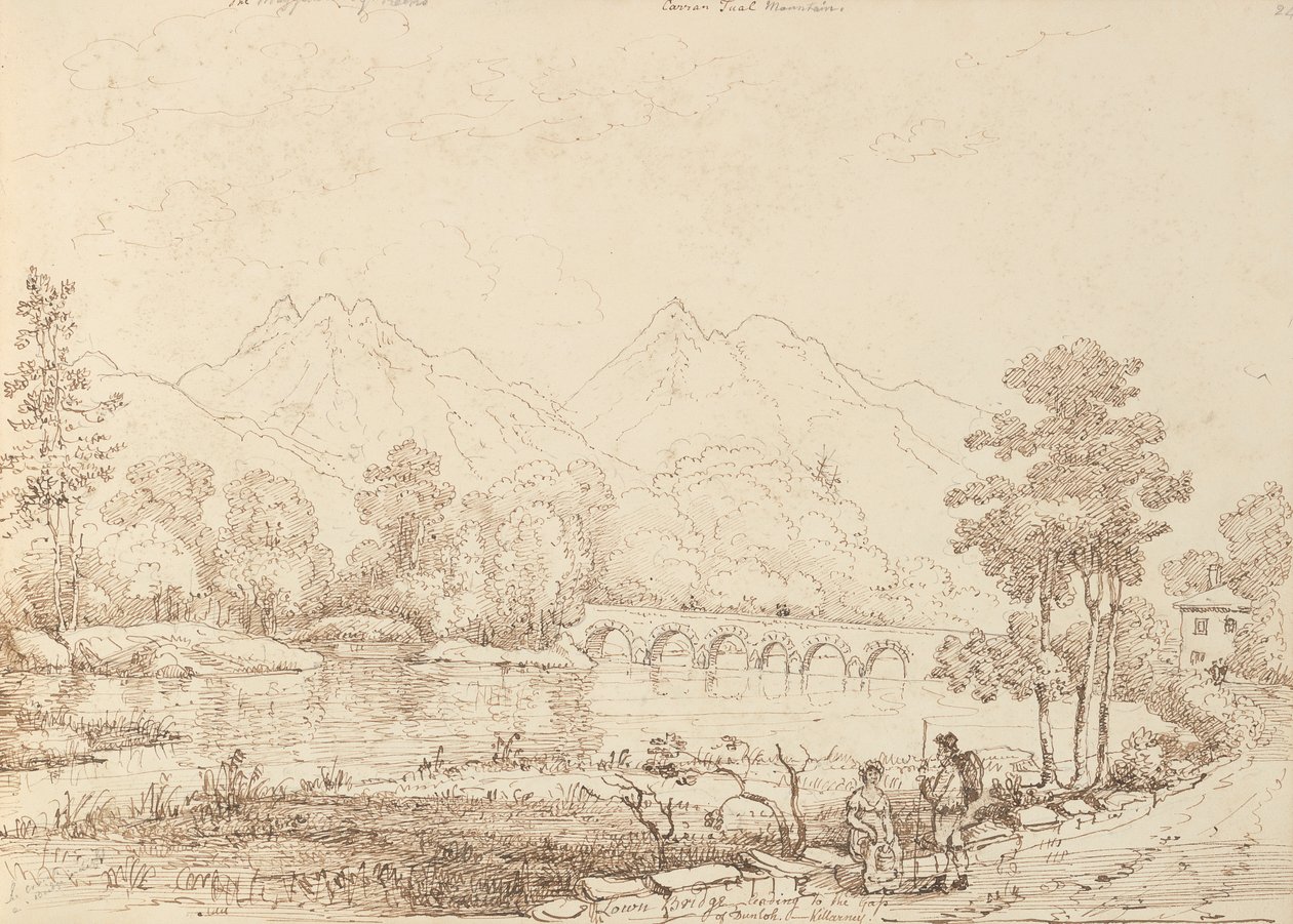 Lown Bridge som leder till Gap of Dunloh av Capt. Thomas Hastings