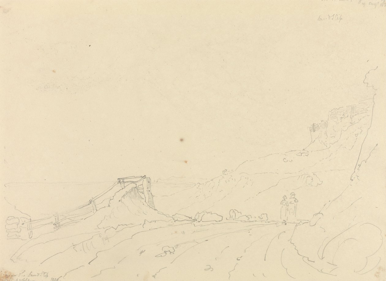 Nära Blackgang Chine, 19 augusti 1826 av Capt. Thomas Hastings