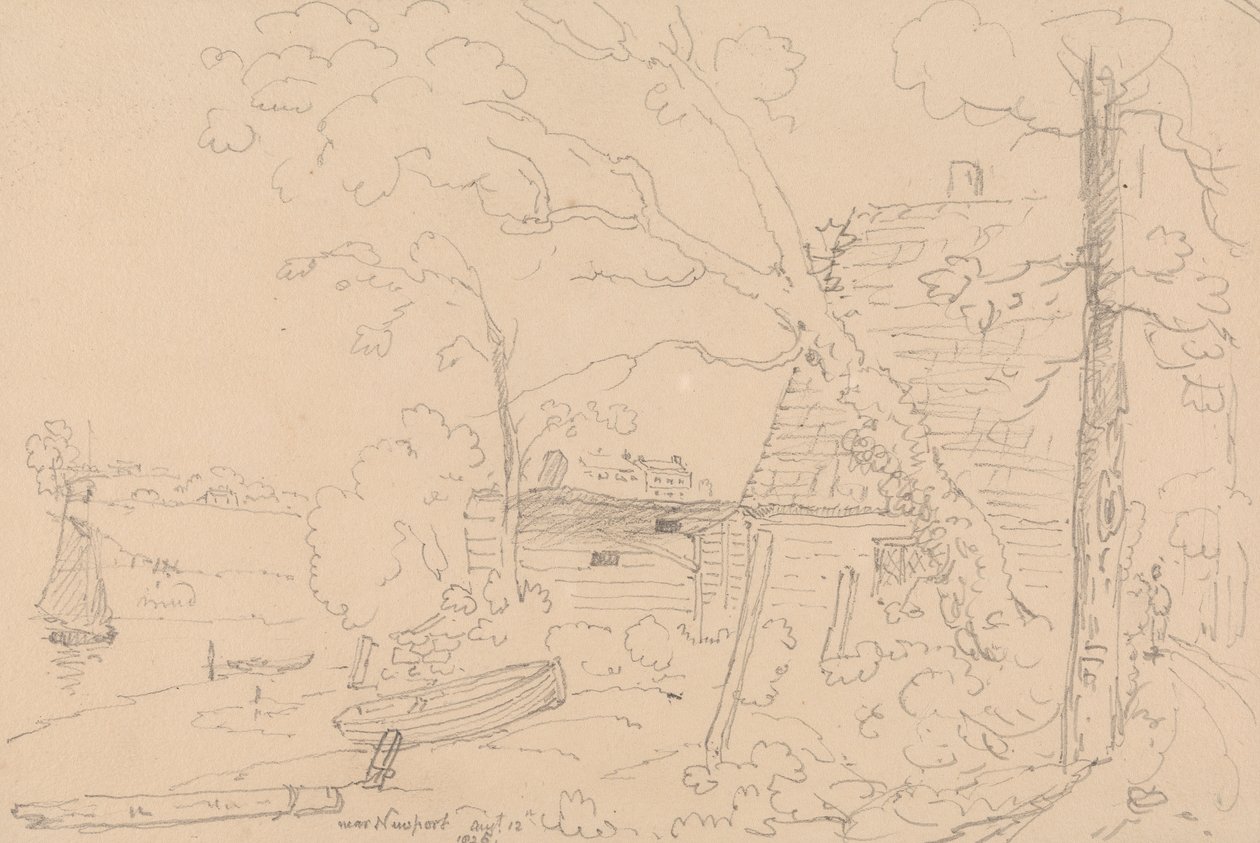 Nära Newport, 12 augusti 1826 av Capt. Thomas Hastings