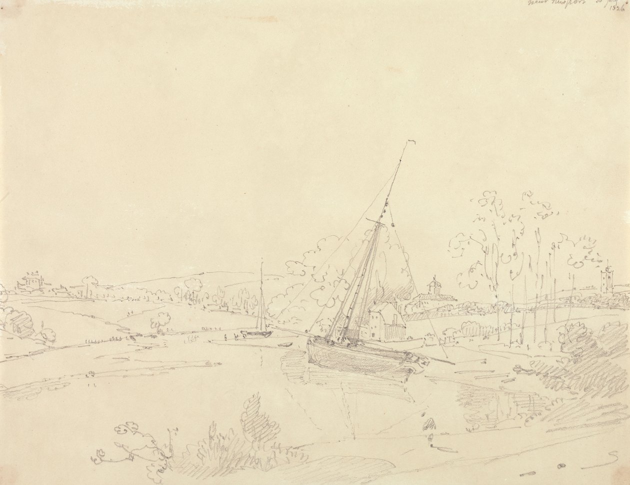 Nära Newport, 30 juli 1826 av Capt. Thomas Hastings