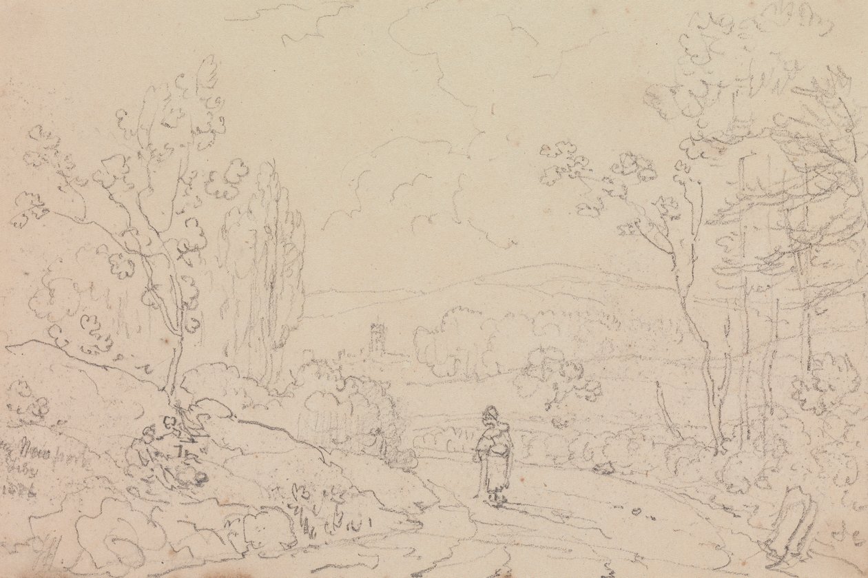 Nära Newport, Isle of Wight, februari 1826 av Capt. Thomas Hastings