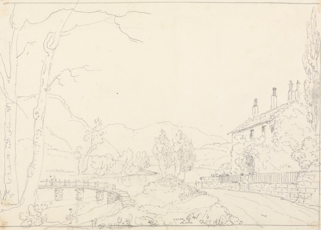 Nära Rydalsjön, 10 februari 1836 av Capt. Thomas Hastings
