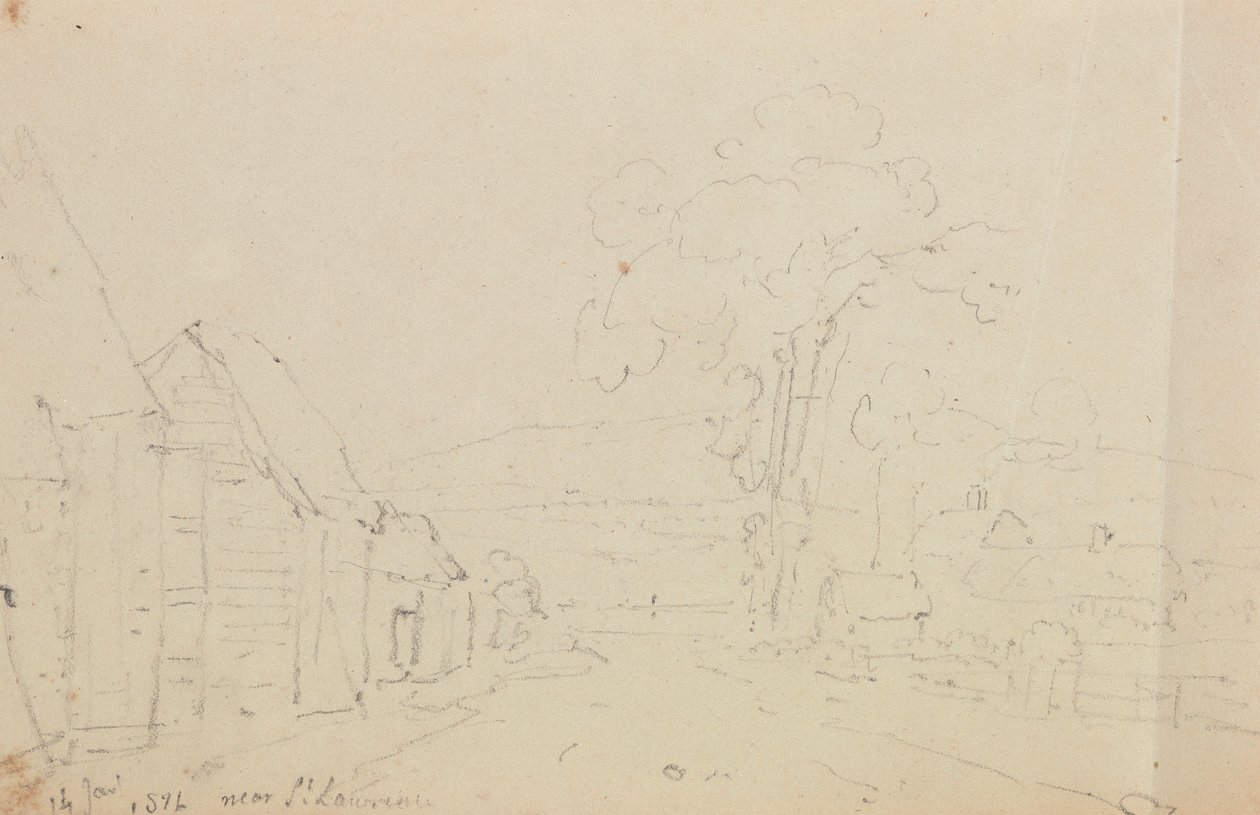 Nära Saint Lawrence, 14 januari 1826 av Capt. Thomas Hastings