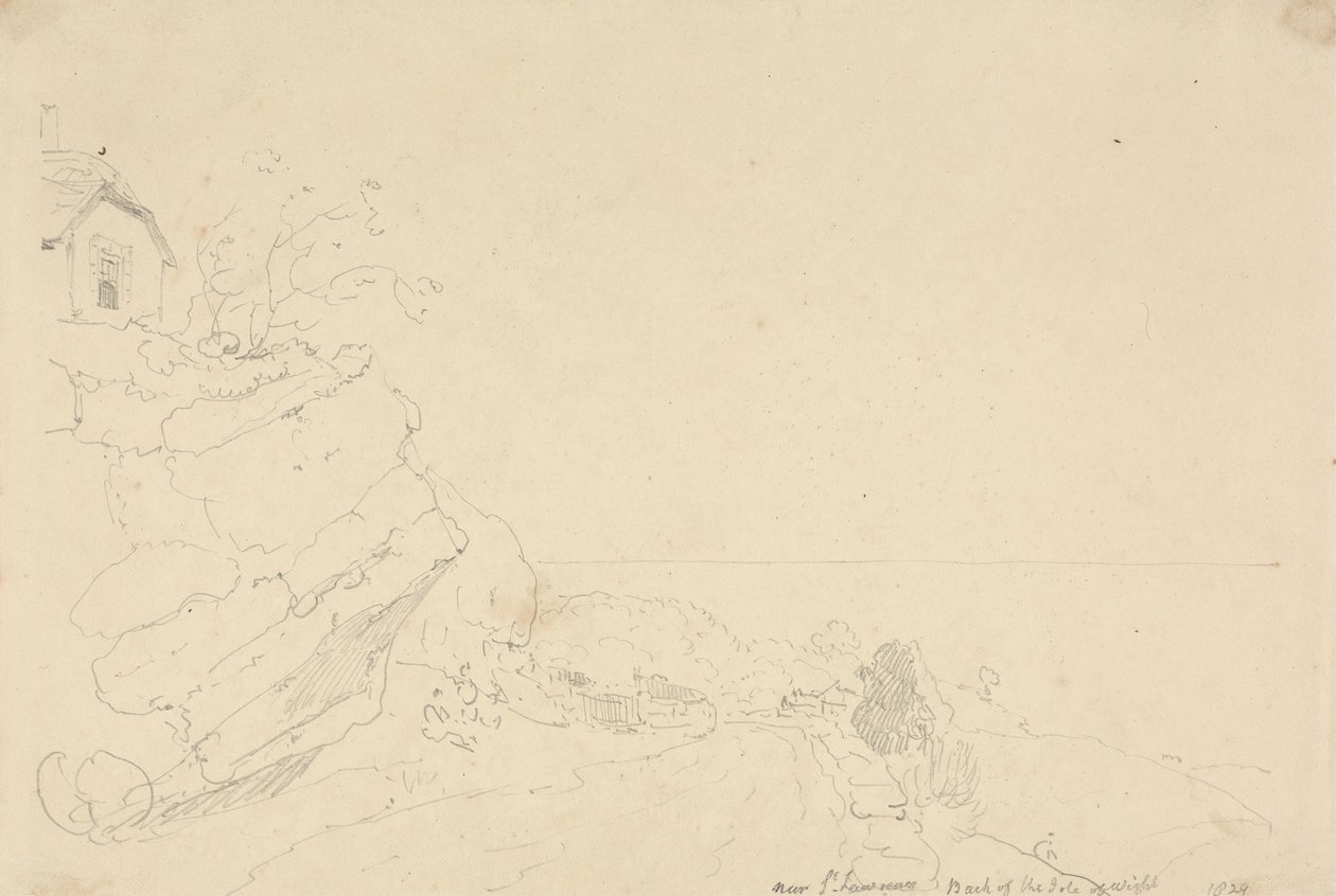 Nära Saint Lawrence, Isle of Wight av Capt. Thomas Hastings