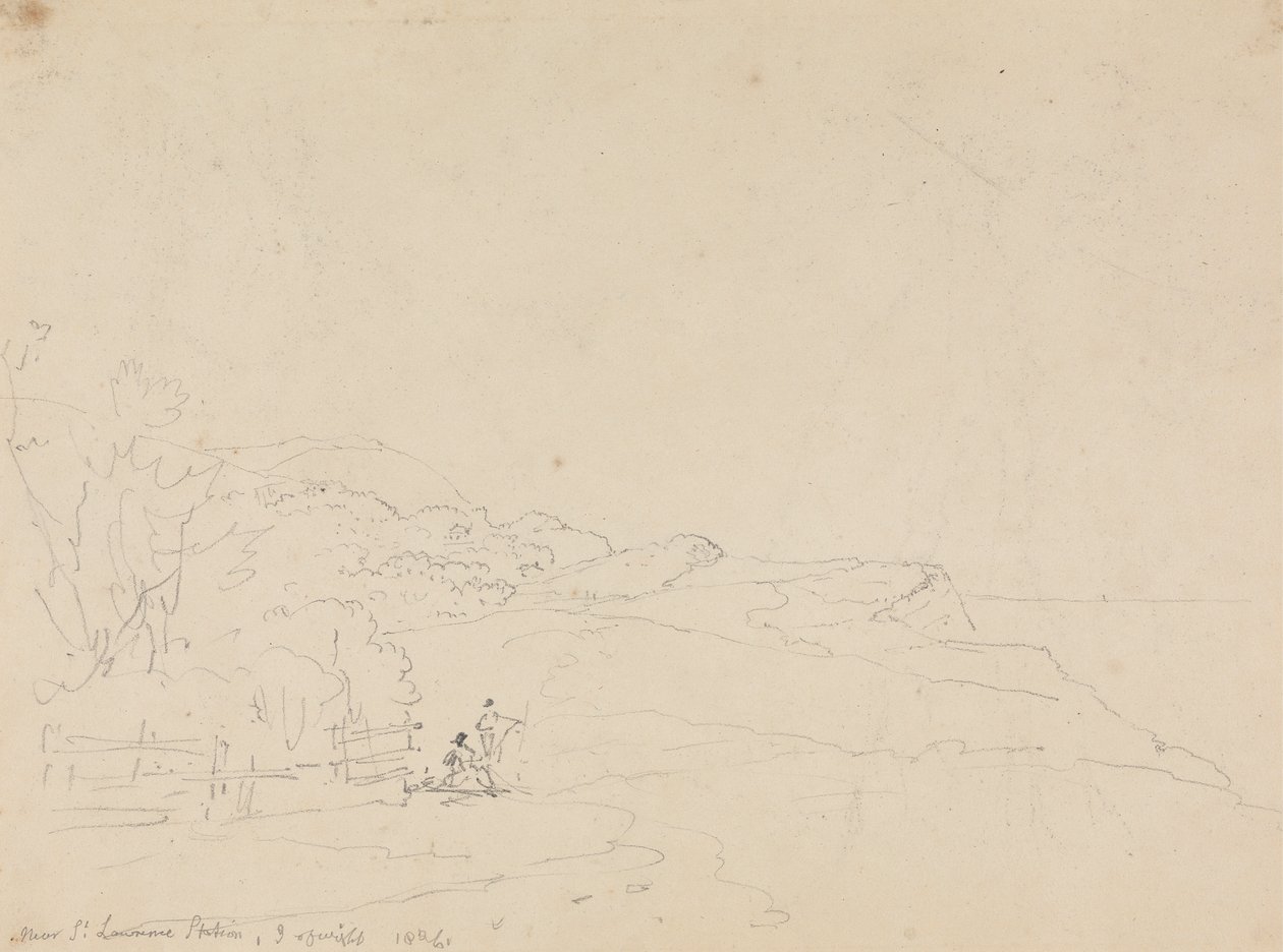 Nära Saint Lawrence Station, Isle of Wight av Capt. Thomas Hastings