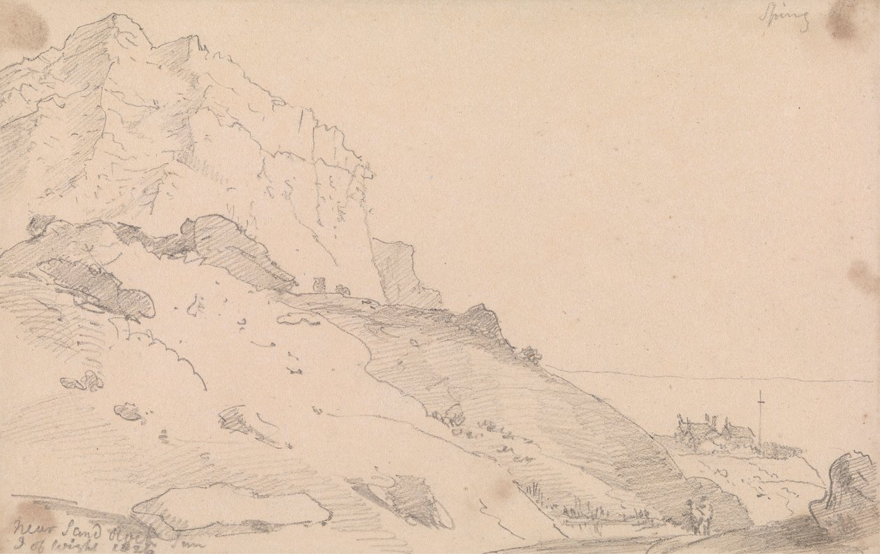 Nära Sandrock Inn, Isle of Wight av Capt. Thomas Hastings