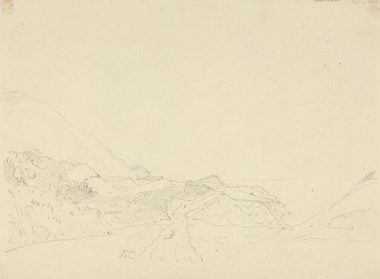 Nära Ventnor Down, 19 augusti 1826 av Capt. Thomas Hastings