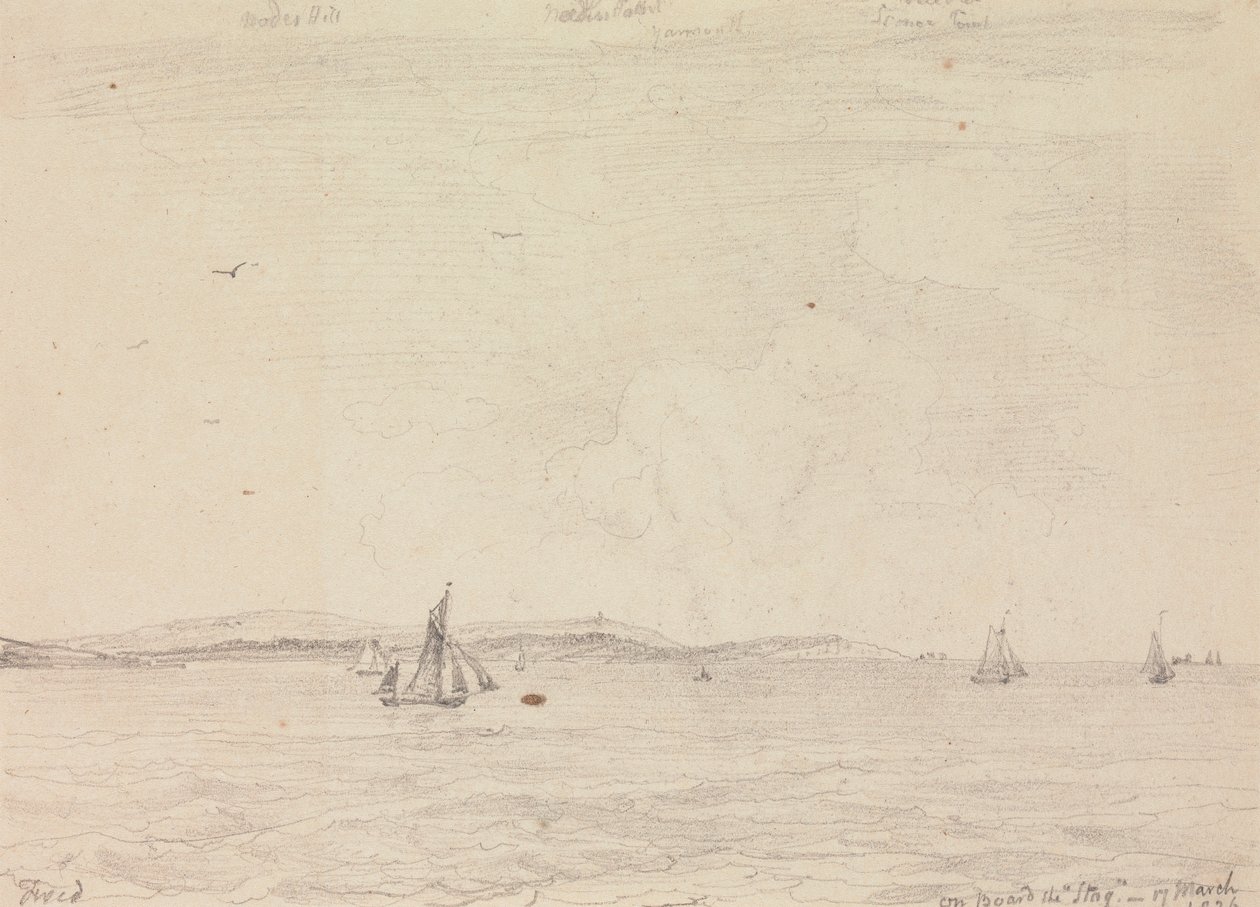 Ombord på "Stag", 17 mars 1826 av Capt. Thomas Hastings