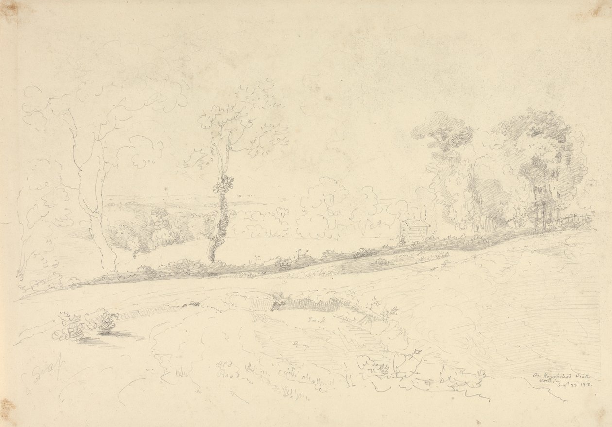 På Hampstead Heath, 22 augusti 1818 av Capt. Thomas Hastings