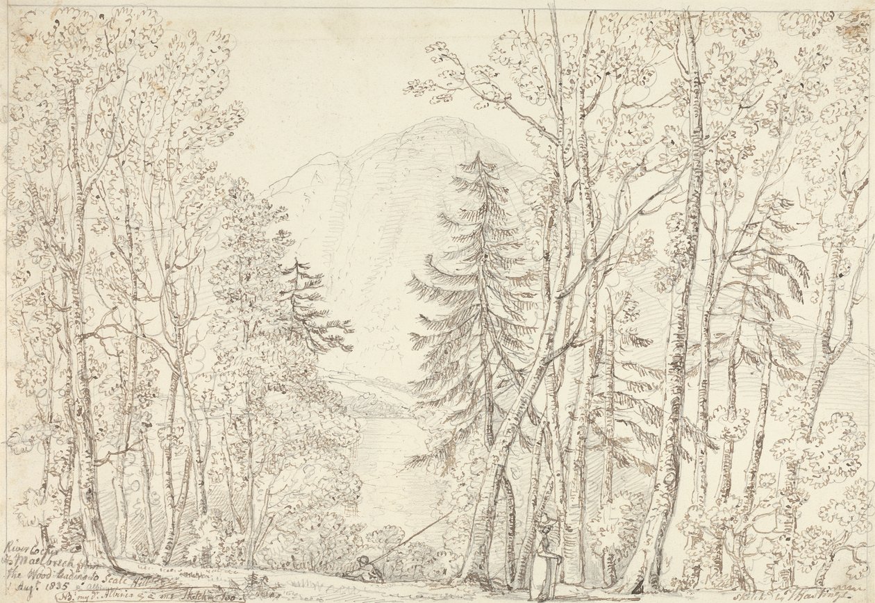 River Cocker och Mellbreak, 1 augusti 1835 av Capt. Thomas Hastings
