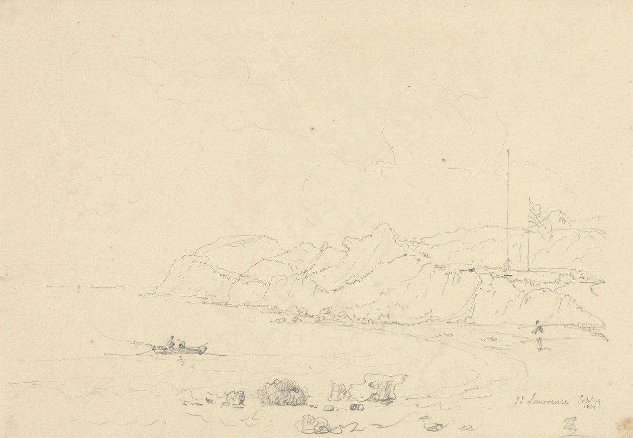 St. Lawrence, Isle of Wight, 19 september 1827 av Capt. Thomas Hastings