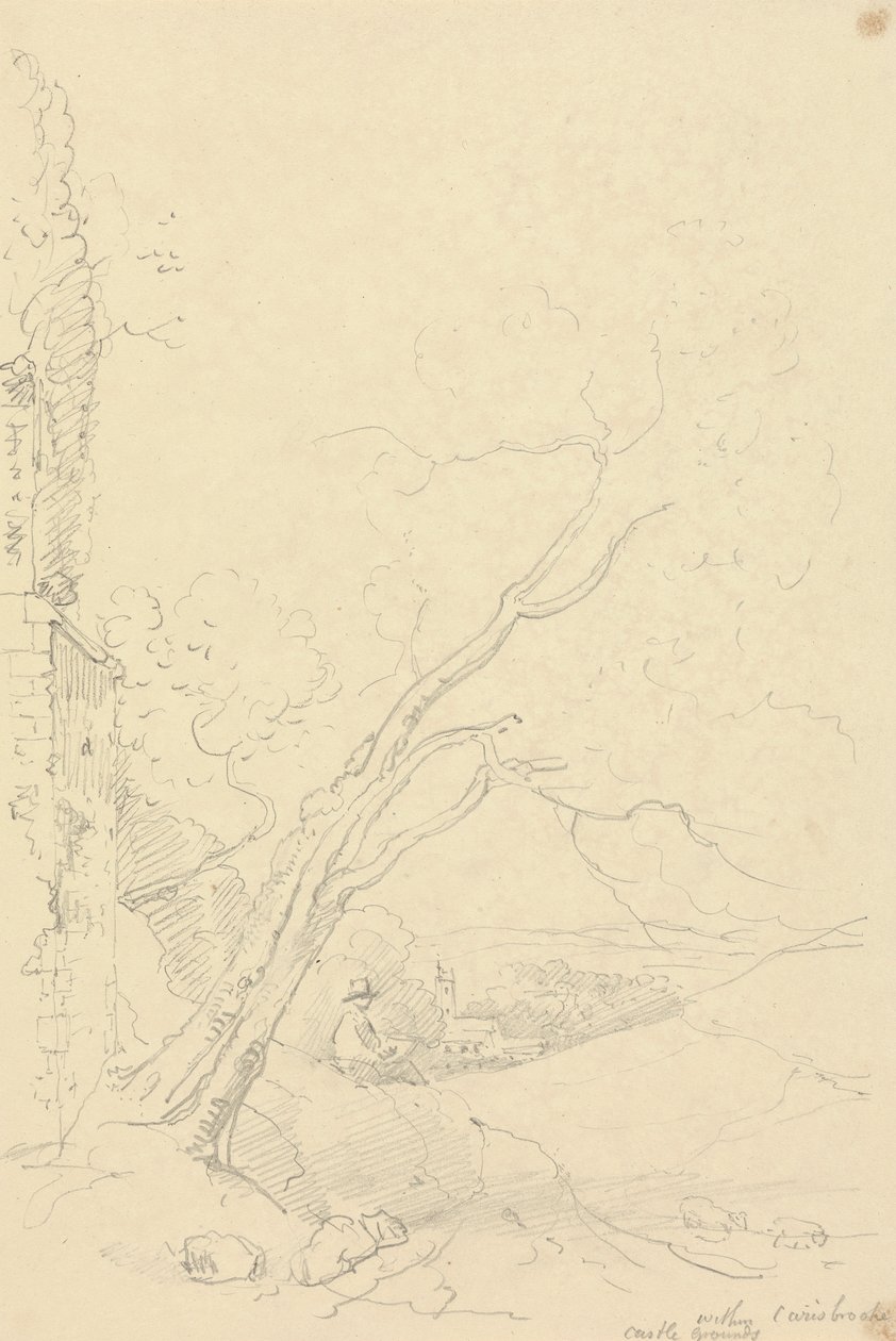 Inom Carisbrooke Castle Grounds, Isle of Wight av Capt. Thomas Hastings