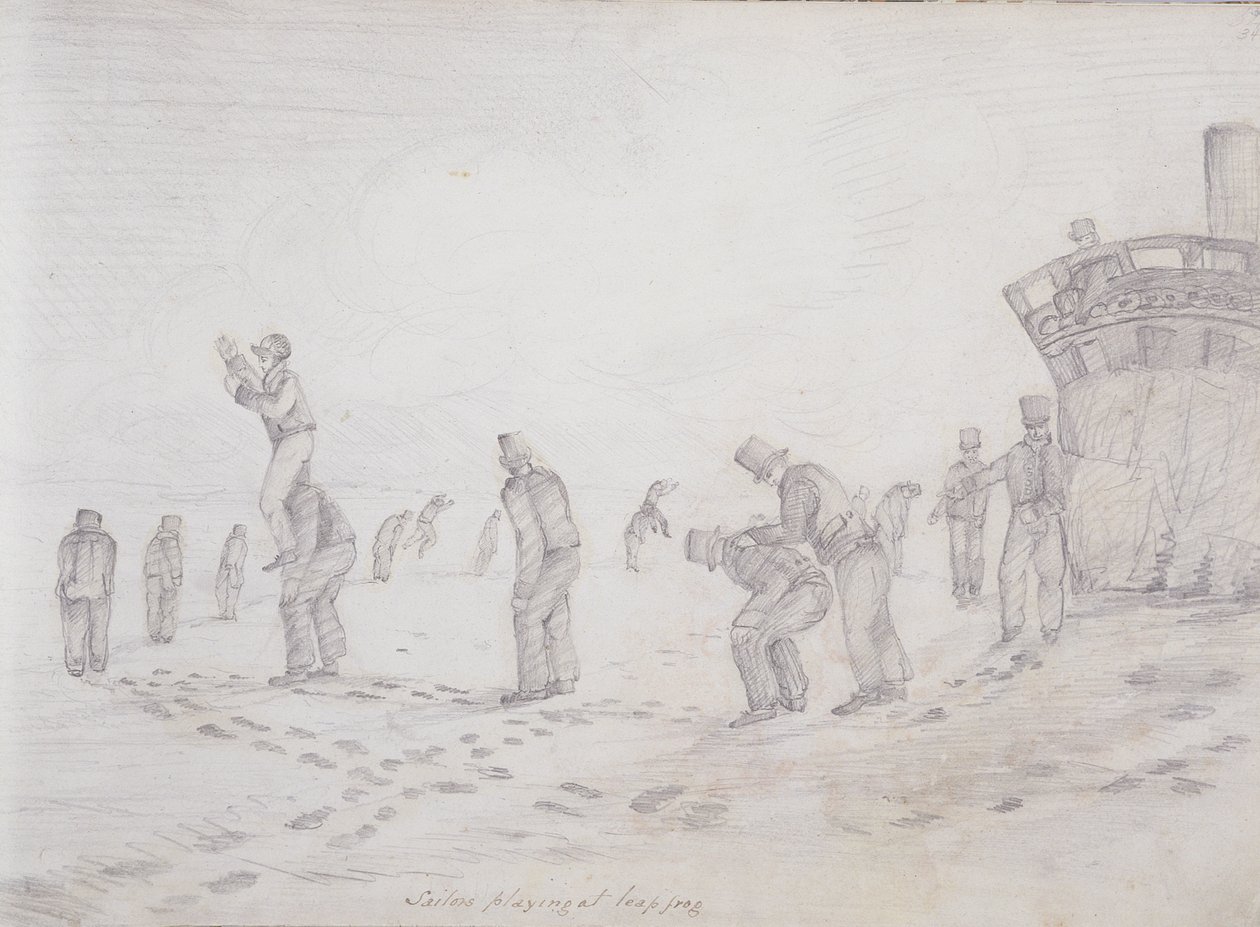 Sailors Playing at Leap Frog, från 