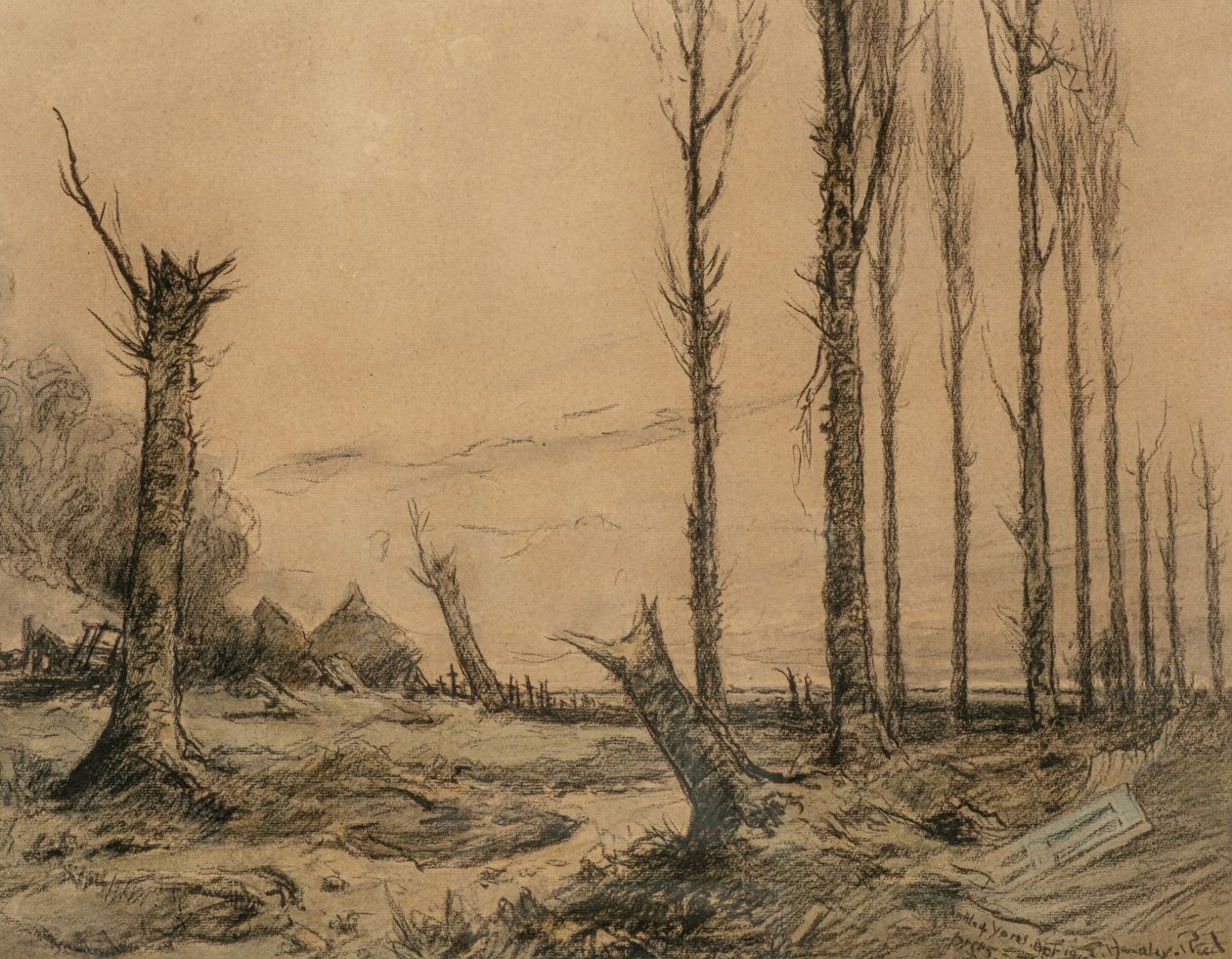 Slaget vid Ypres av Captain Edward Henry Handley Read