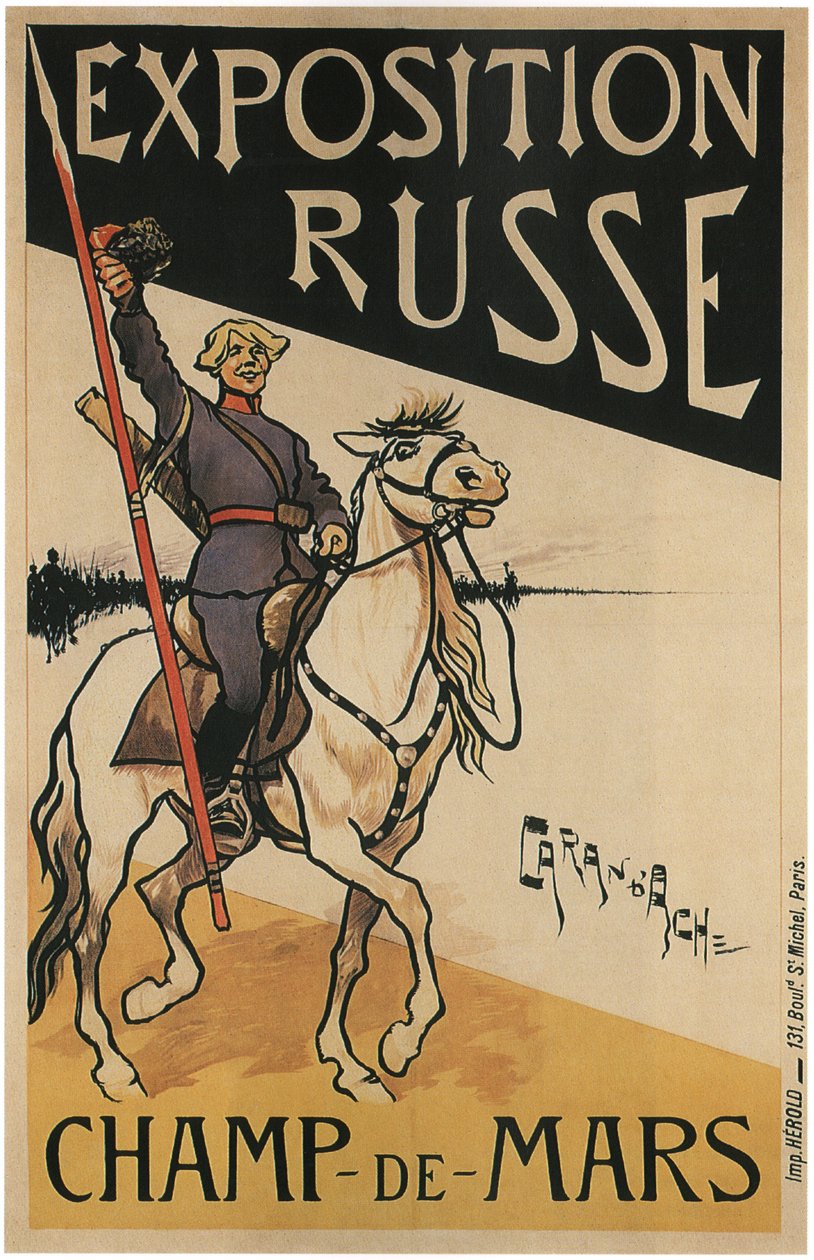 Champ-De-Mars ryska utställningen, 1895 av Caran d’Ache