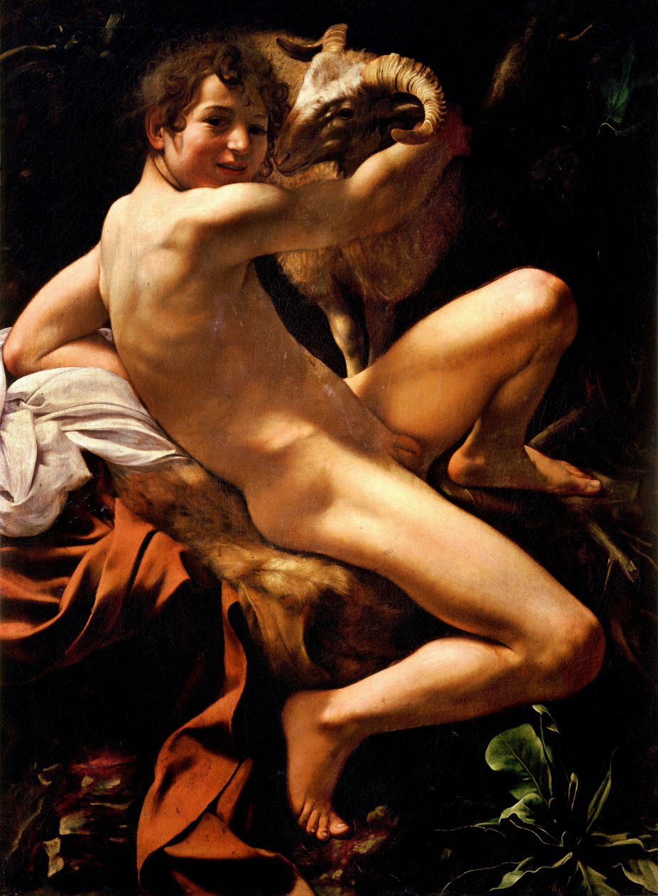 Hl. Johannes der Täufer av Michelangelo Merisi Caravaggio