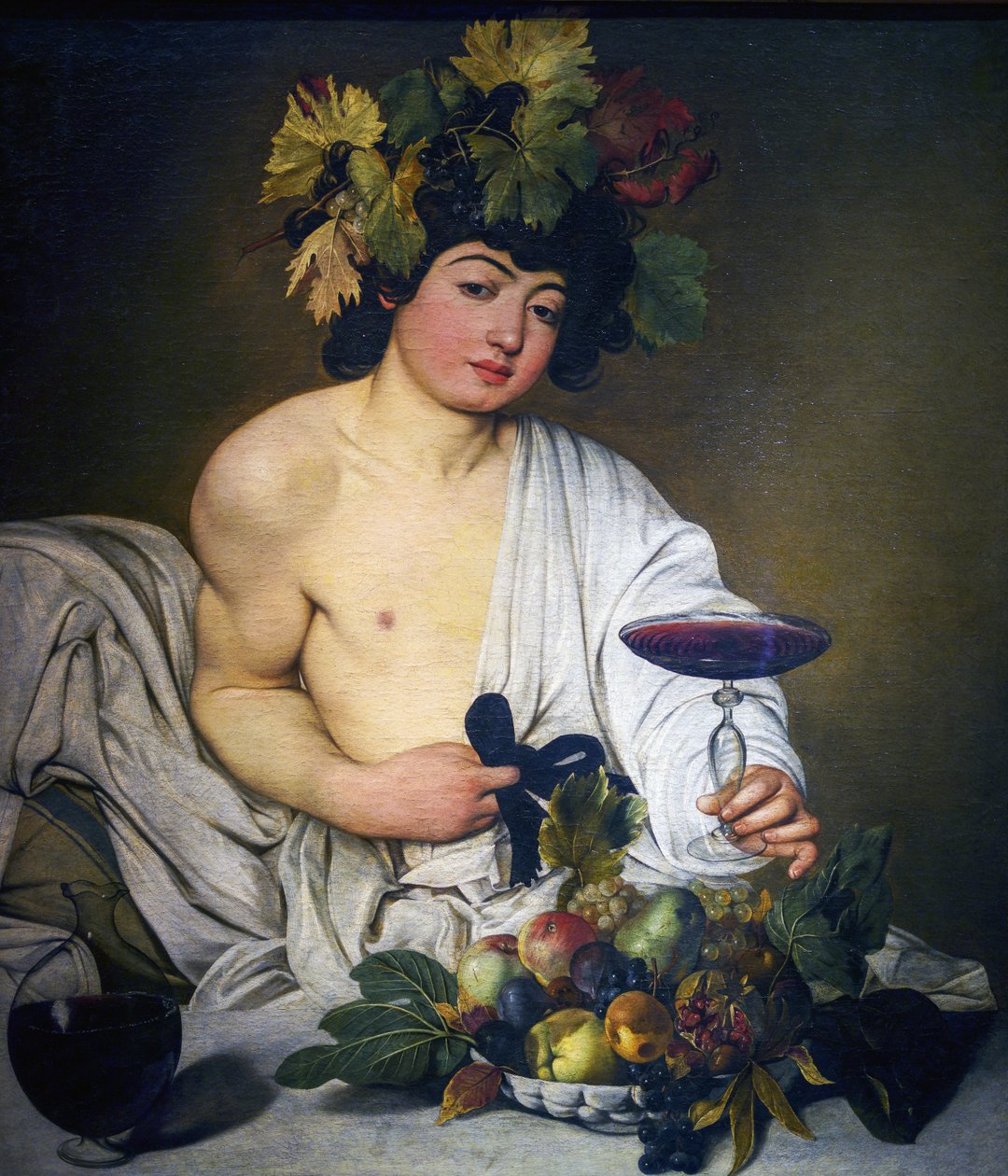 Italienska: Bacco Bacchus av Caravaggio