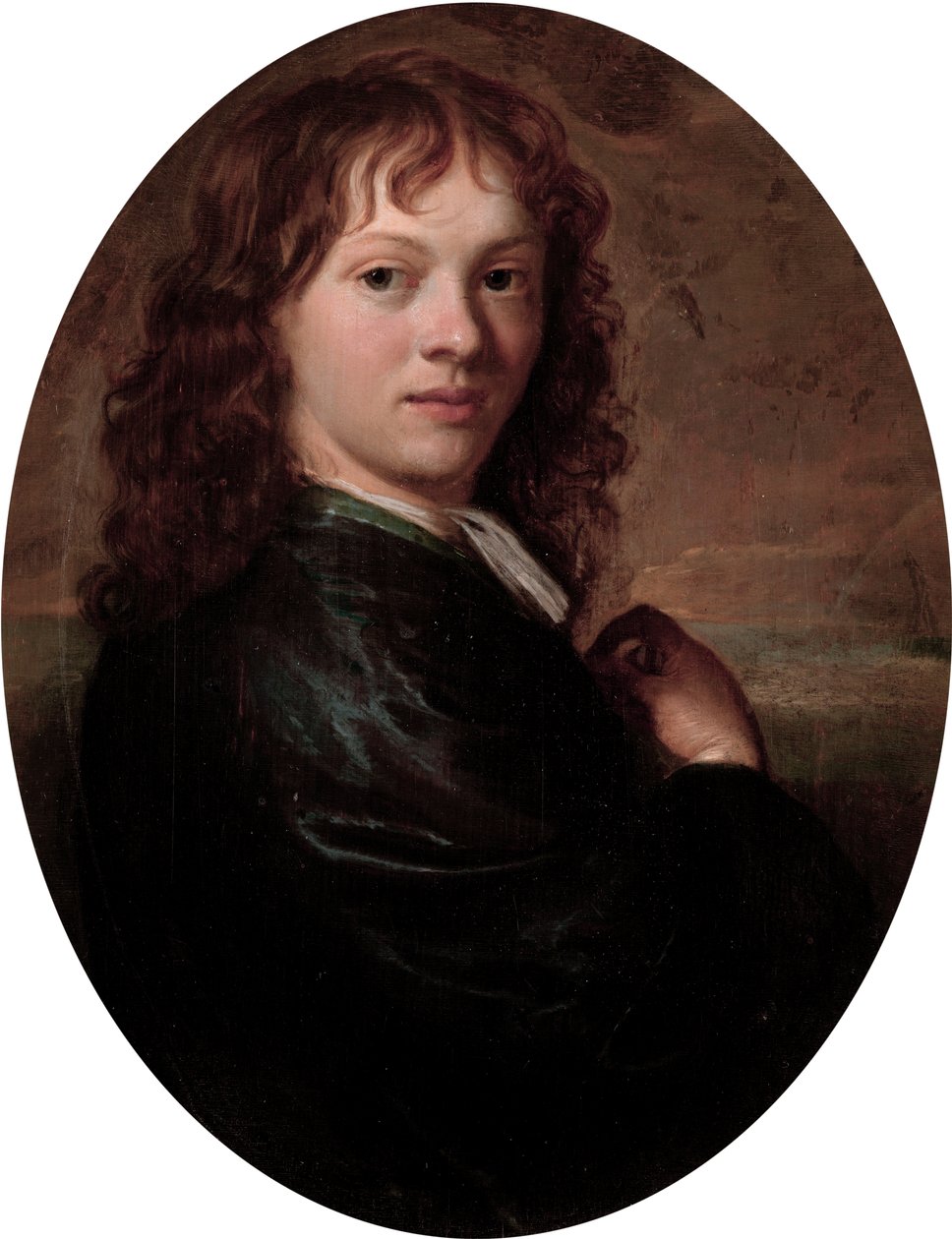 Portrait of a young Man av Carel De Moor