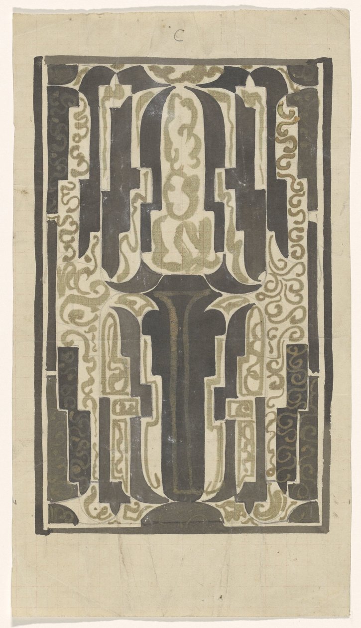 Dekorativ design av Carel Adolph Lion Cachet