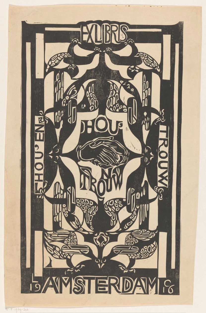 Ex libris från Hou