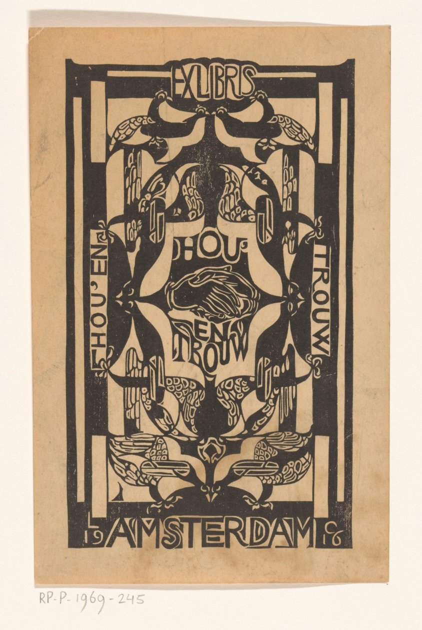 Ex libris från Hou