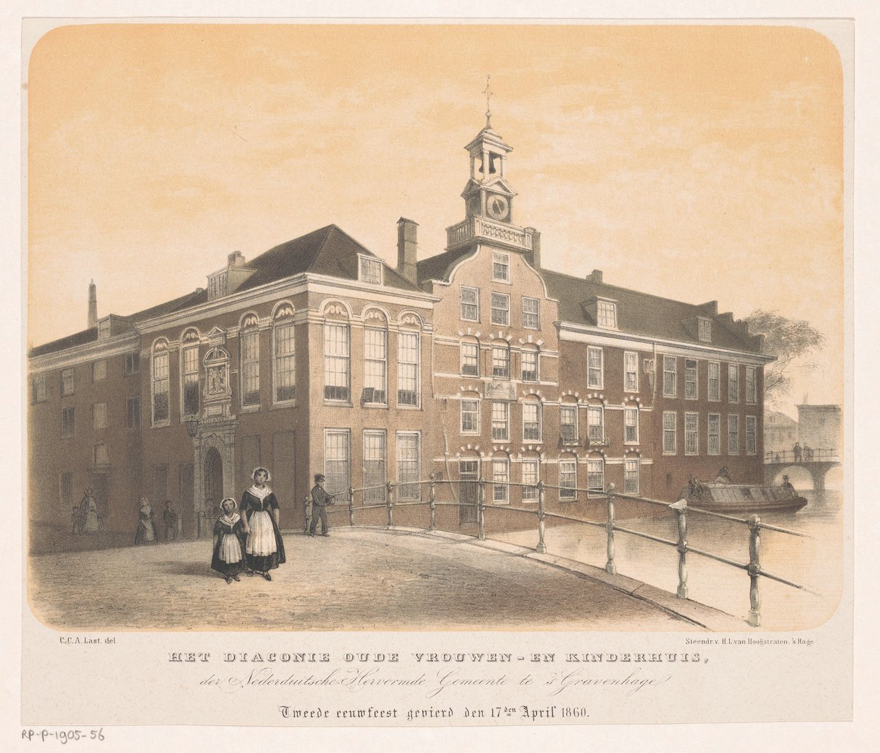Diakonie gamla kvinno- och barnhem i Haag Diaconie Old Women and Children