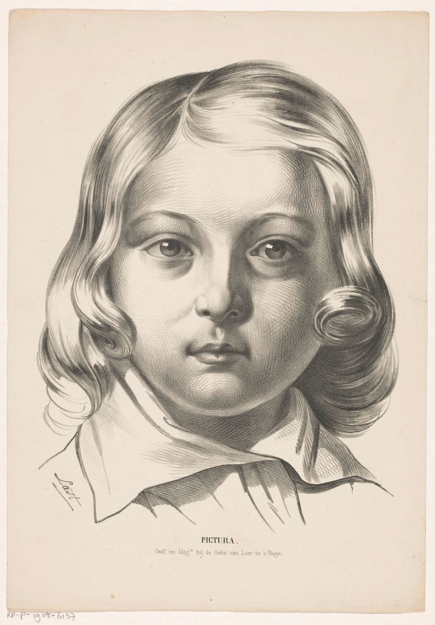 En pojke Pictura (serietitel på objekt) av Carel Christiaan Antony Last