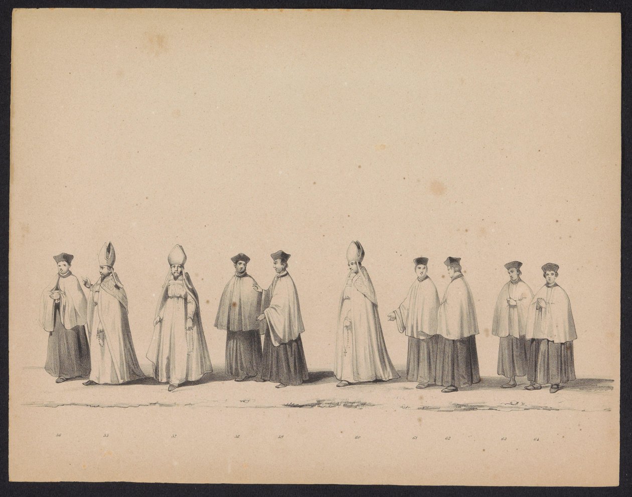 Utrechtstudenternas maskerad, 1846 (skylt 11) Skildring av den kostymklädda processionen, föreställande Filip II, Prins av Spaniens procession i Utrecht, 3 oktober 1549, hållen 17 juni 1846 av H.H. Studenter av Utrechtsche av Carel Christiaan Antony Last