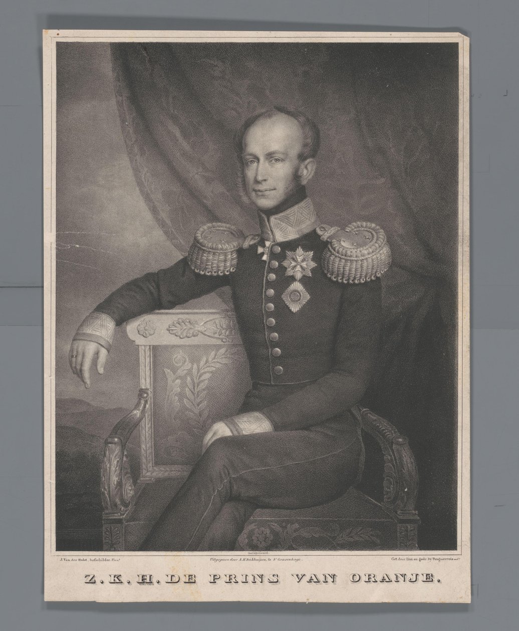 HKH Prinsen av Orange (titel på objekt) av Carel Christiaan Antony Last