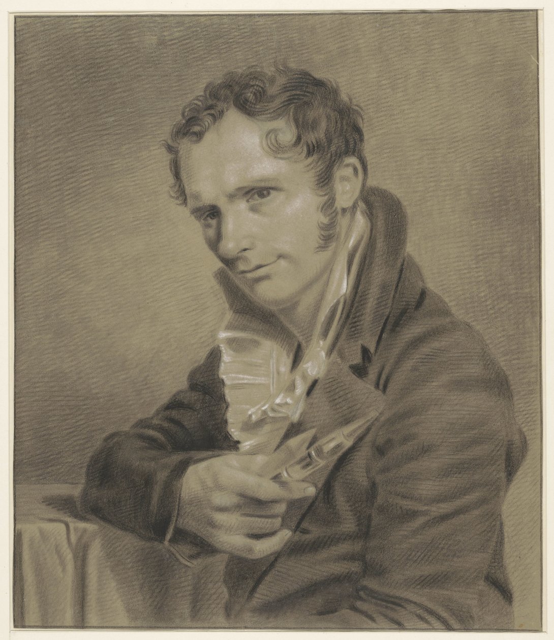 Självporträtt av Carel Jacob van Baar