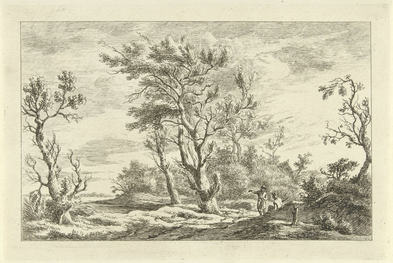 Resenärer i ett landskap Landscapes (A-F) (serietitel) av Carel Lodewijk Hansen