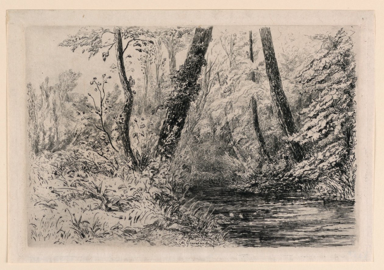 Souvenir från Cressonnières i Veules av Carel Nicolaas Storm van 