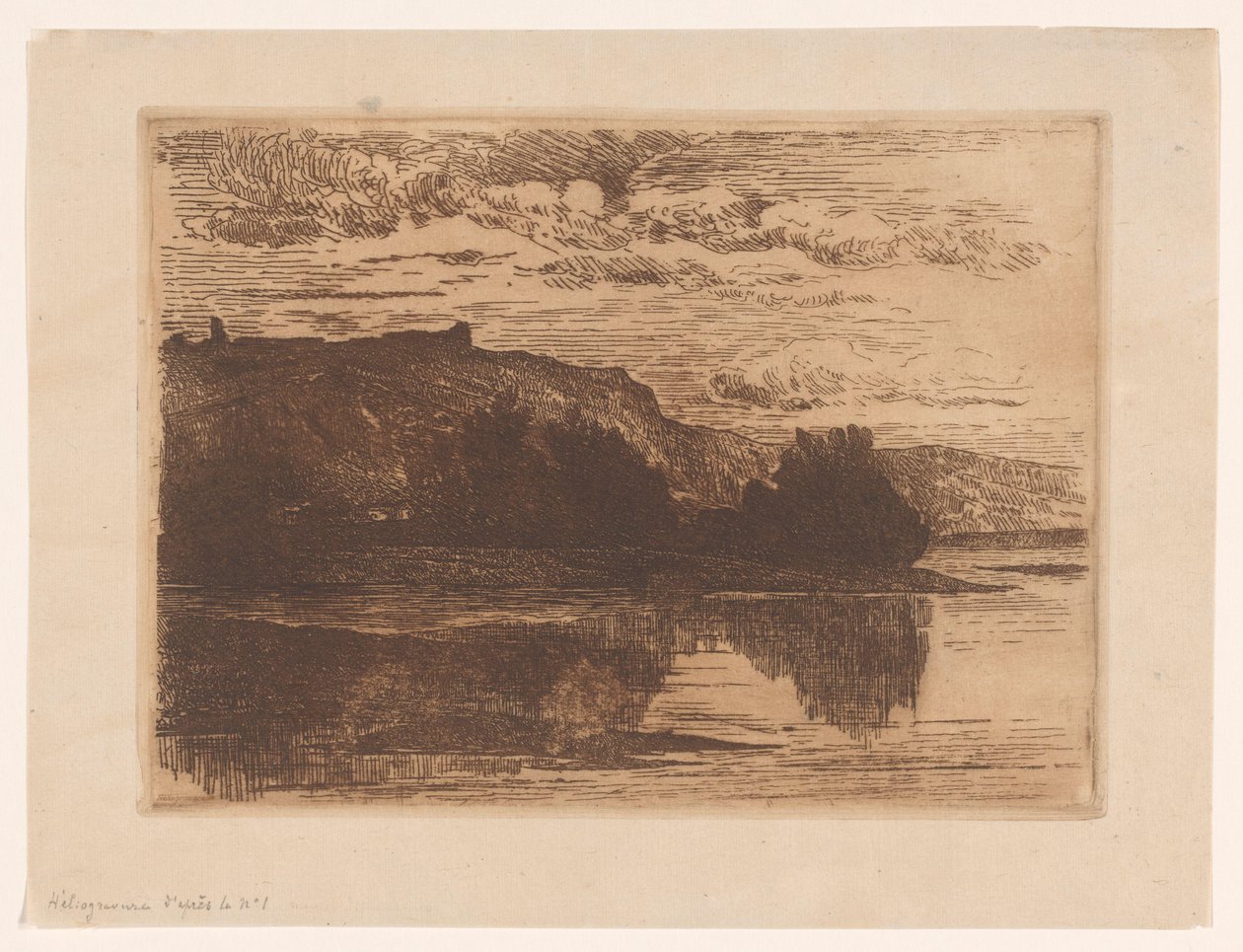 Ruiner av kasteel Poilvache Ruinerna av Poilvache, nära Dinant (originaltitel) av Carel Nicolaas Storm van 