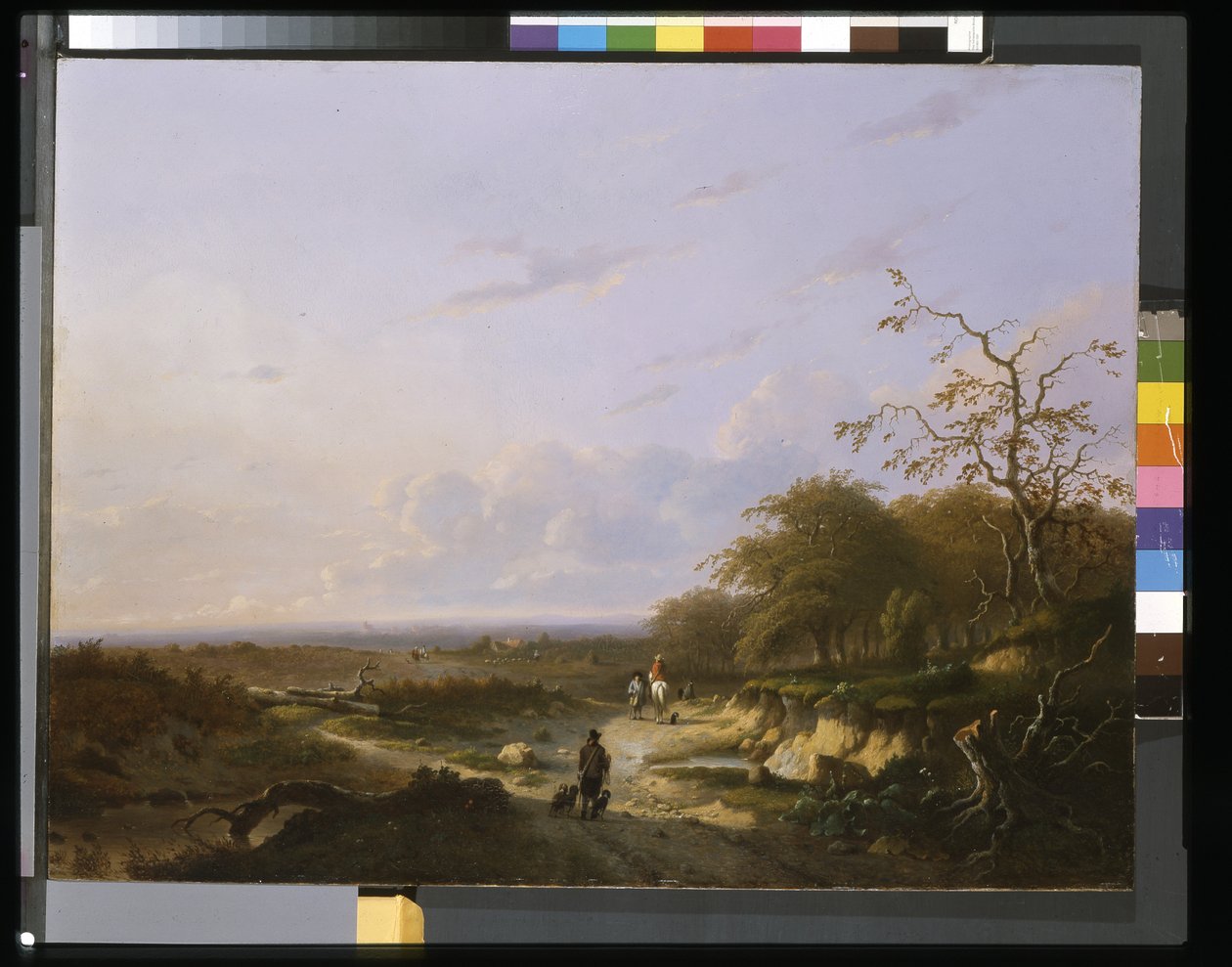 Landskap, ca 1655 (olja på pannå) av Carel de Cauwer