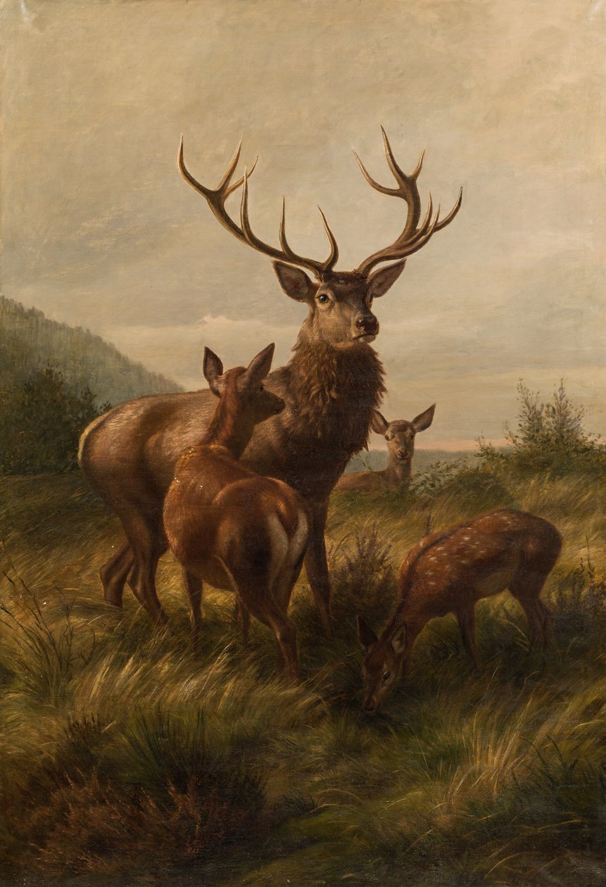 Tolvskärm med hindar av Carl Friedrich Deiker