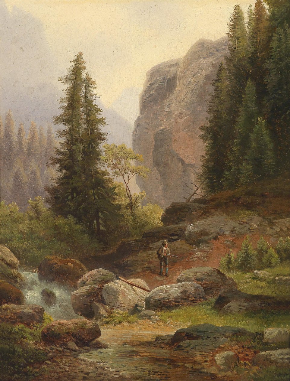 En jägare i de höga bergen av Carl Hasch