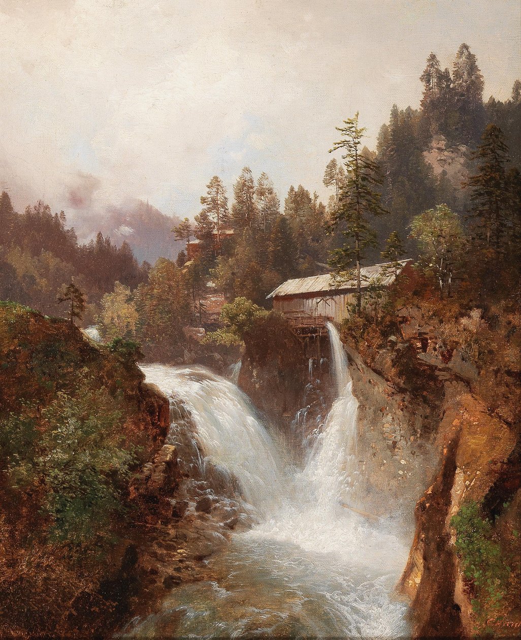 Waterfall av Carl Hasch