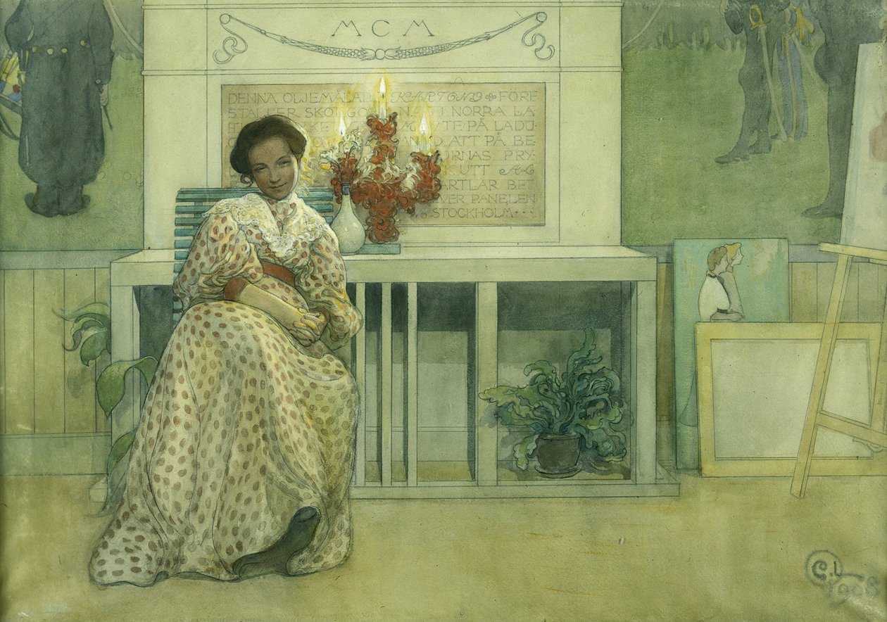 After the prom av Carl Larsson