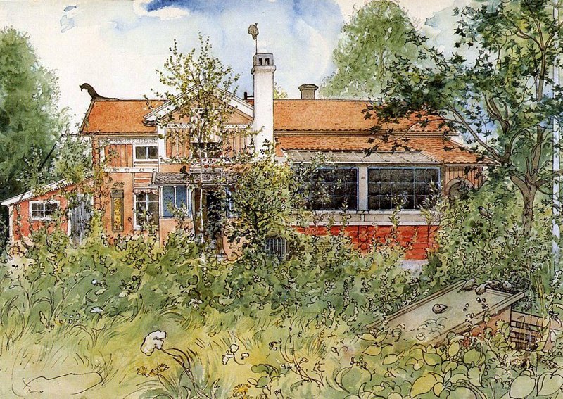 Das Sonnenhaus av Carl Larsson