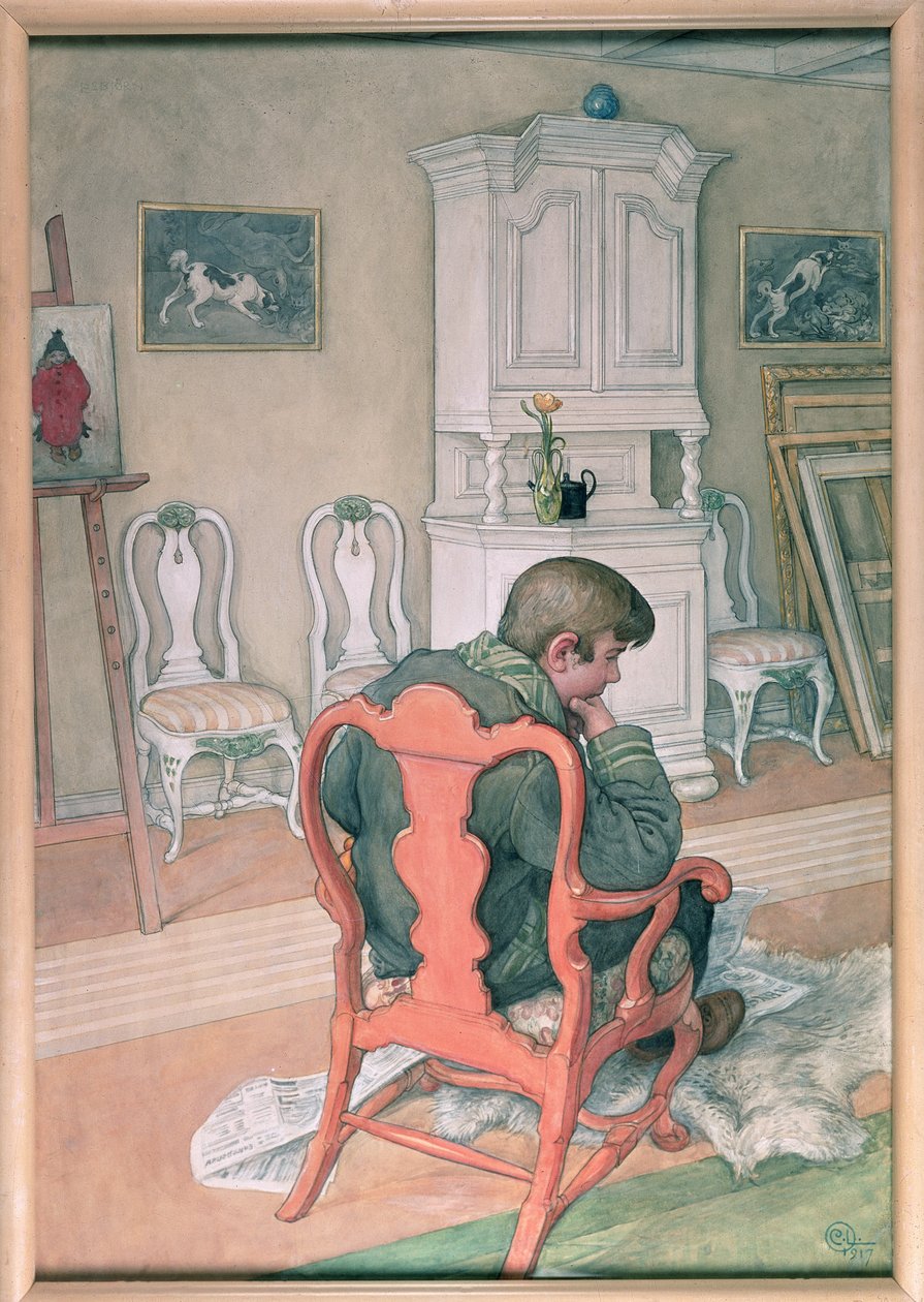 Esbjörn konvalescerande av Carl Larsson