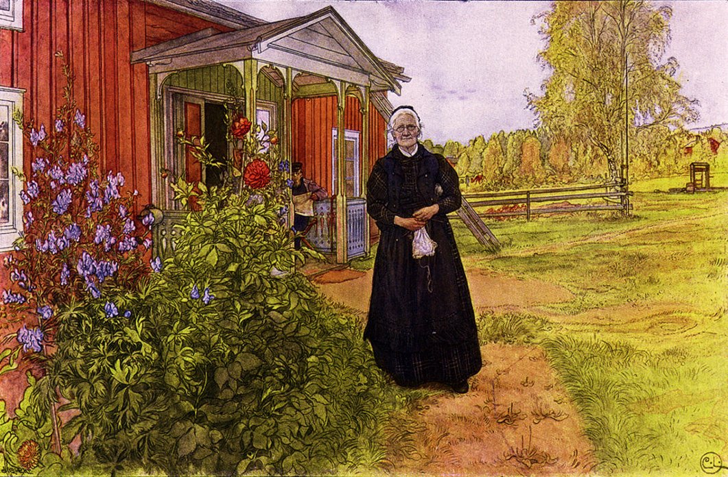 Father and Mother av Carl Larsson